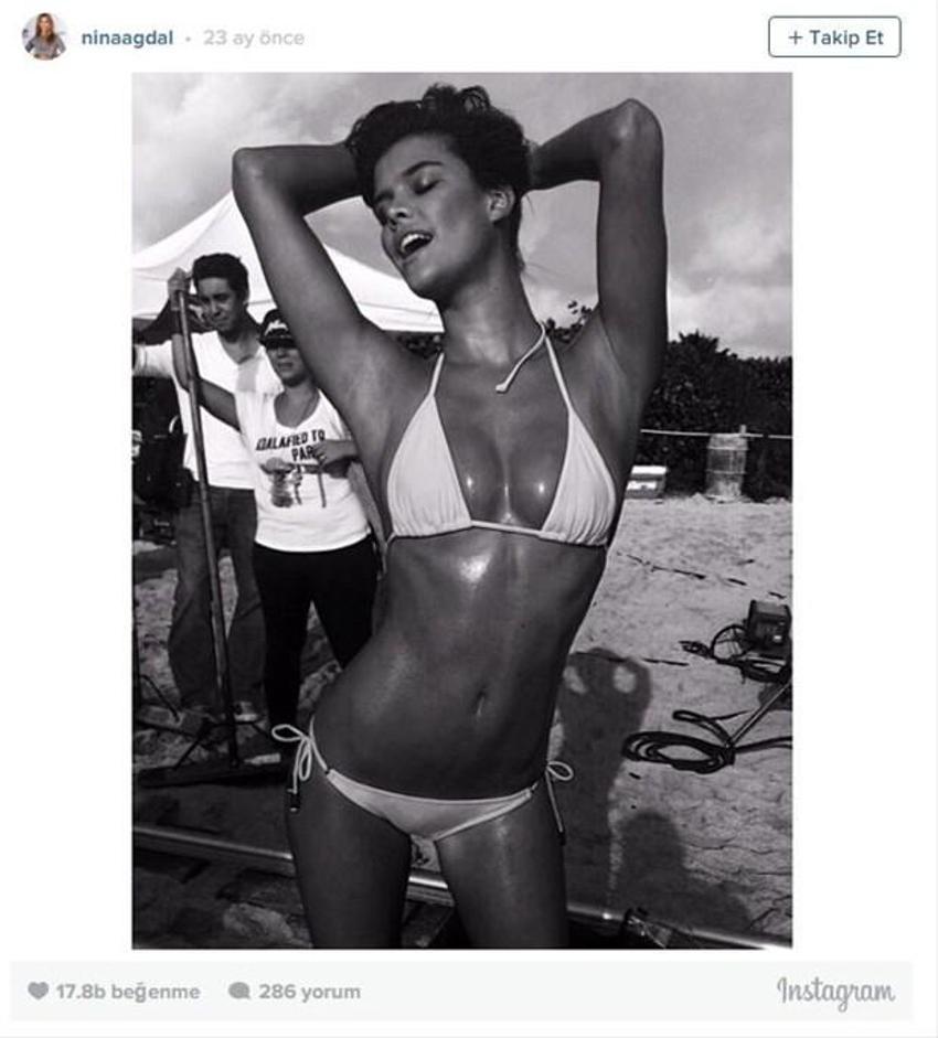 Nina Agdal'ı 'kilolu' diye geri çevirdiler!