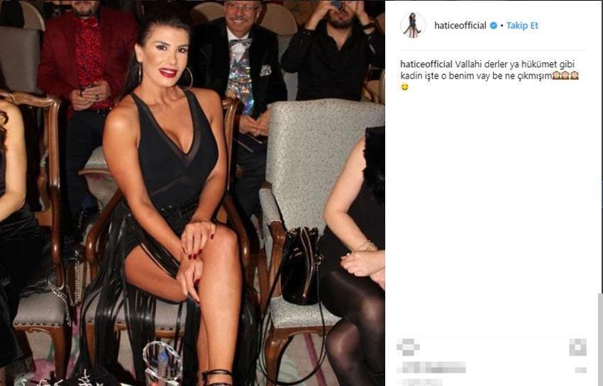 Hatice'den seksi paylaşım: Hükümet gibi kadınım!