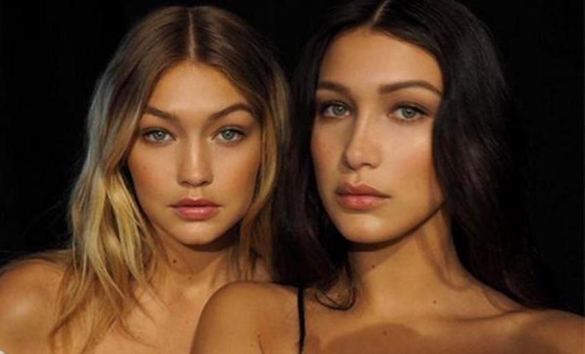 Hadid kardeşlerin çırılçıplak pozları olay oldu!