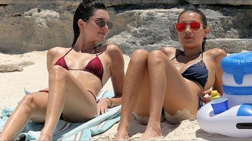 Hadid kardeşlerin çırılçıplak pozları olay oldu!