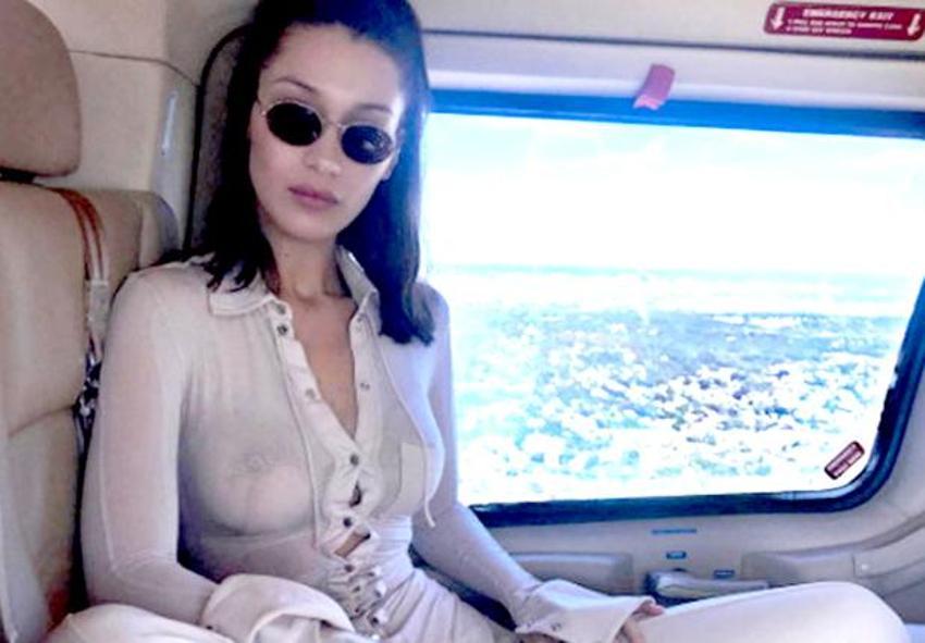 Bella Hadid sınır tanımıyor! Yine çıplak...