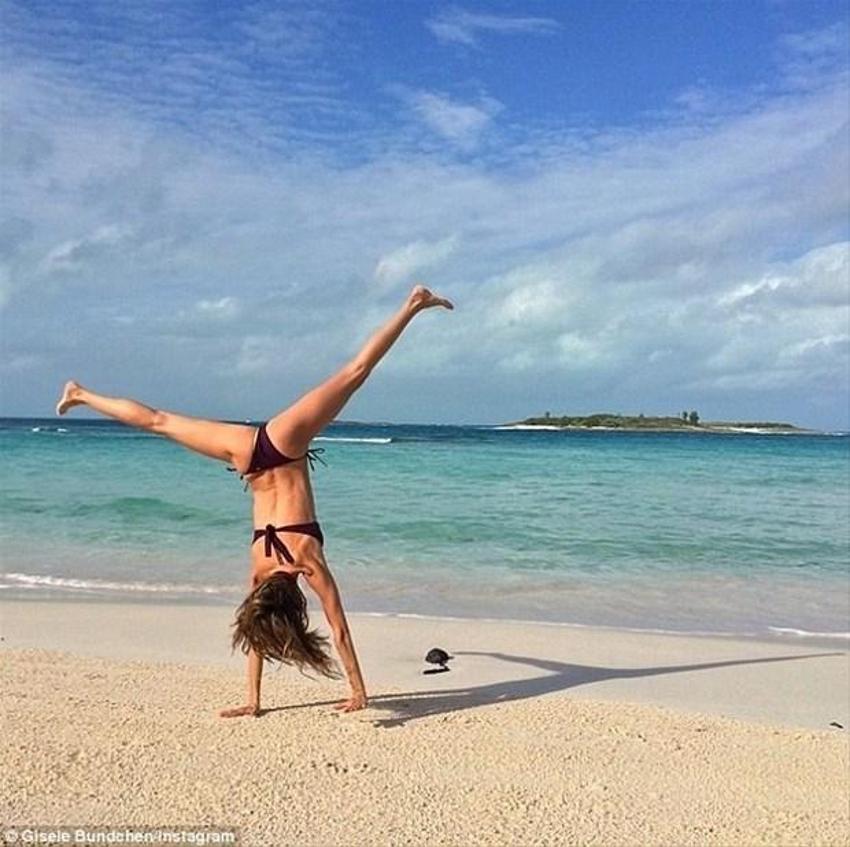 Gisele'den tam destek!
