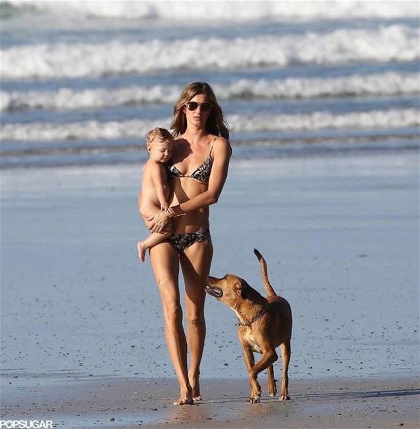 Gisele'den tam destek!