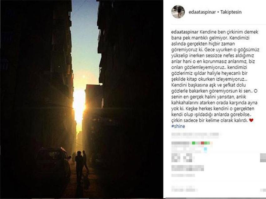 Eda Taşpınar'dan 'zihin açan' paylaşım!