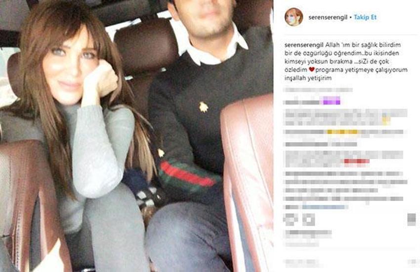 Seren Serengil cezaevinden çıktı canlı yayına koştu!