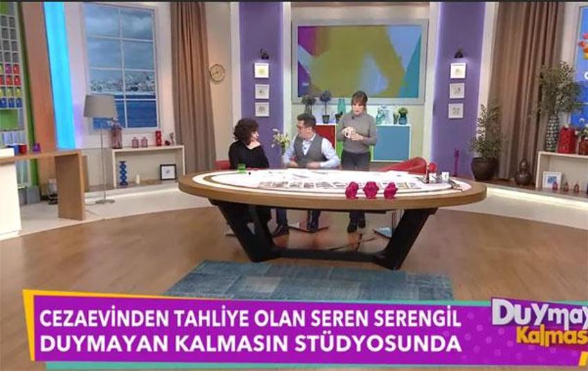 Seren Serengil cezaevinden çıktı canlı yayına koştu!