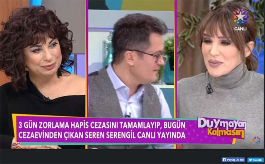 Seren Serengil cezaevinden çıktı canlı yayına koştu!