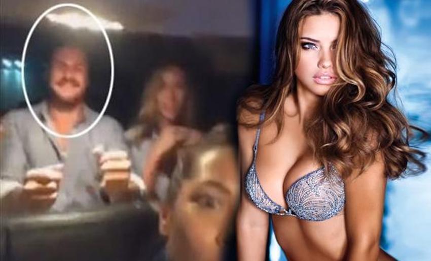 Adriana Lima ve Metin Hara sokak ortasında...