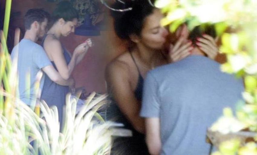 Adriana Lima ve Metin Hara sokak ortasında...