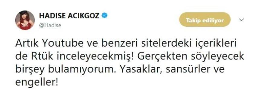Hadise çileden çıktı: Yasaklar, sansürler...