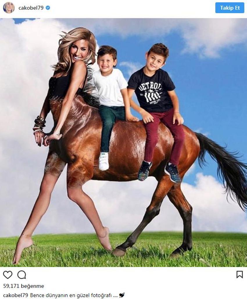 Çağla Şıkel 'at' oldu! İşte delili...