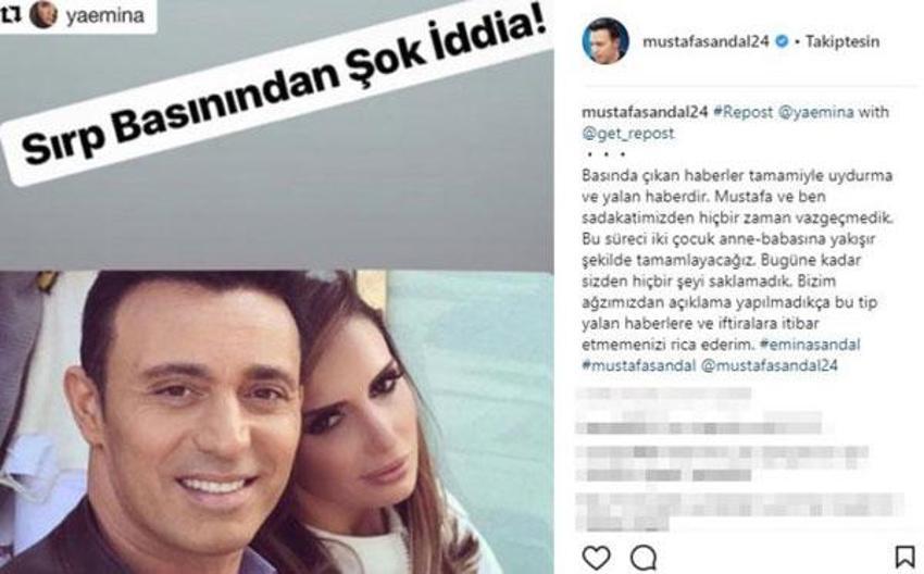 'Yasak aşk' iddiası Emina Sandal'ı çıldırttı!