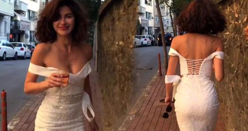 Nesrin'in transparan kıyafeti olay oldu!