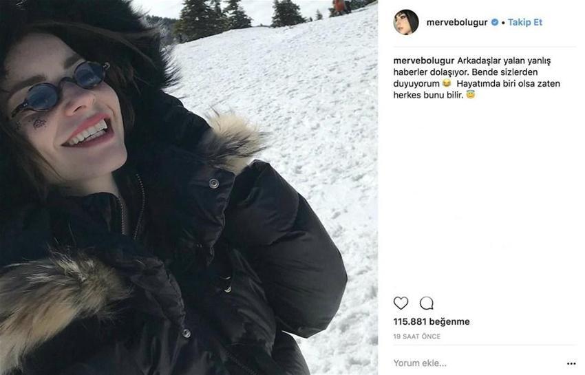 Merve Boluğur'dan 'aşk' açıklaması!