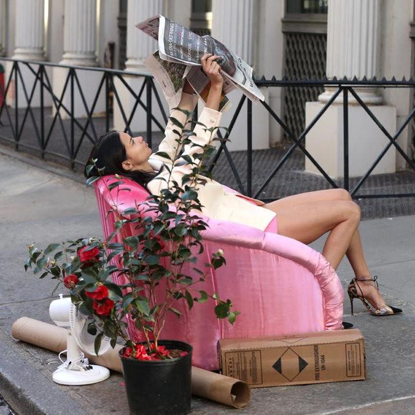 Adriana Lima 'çıplaklık' kuralını yıktı!
