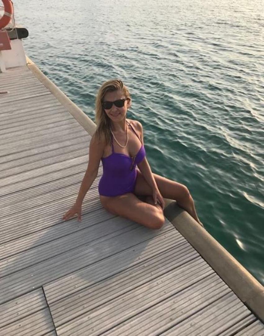 Zeynep Mansur tatilde!