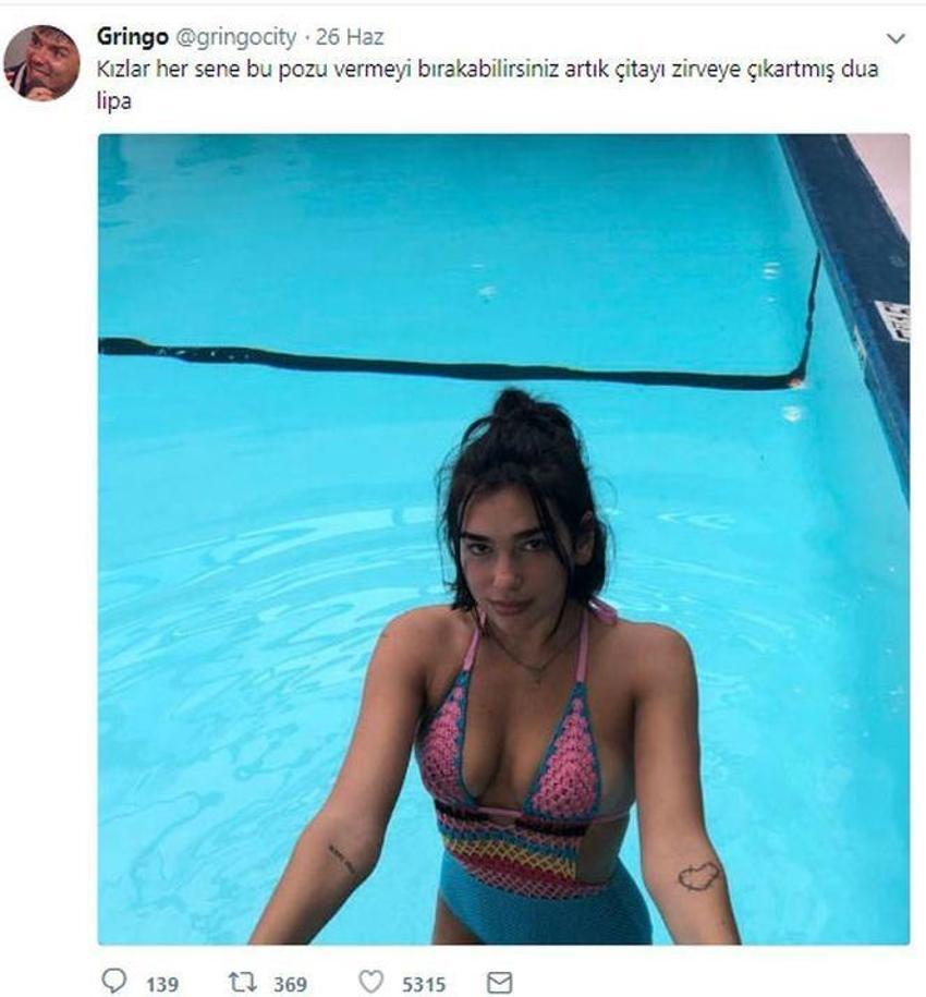 Türk hayranları Dua Lipa'yı Birsu Demir'e benzetti
