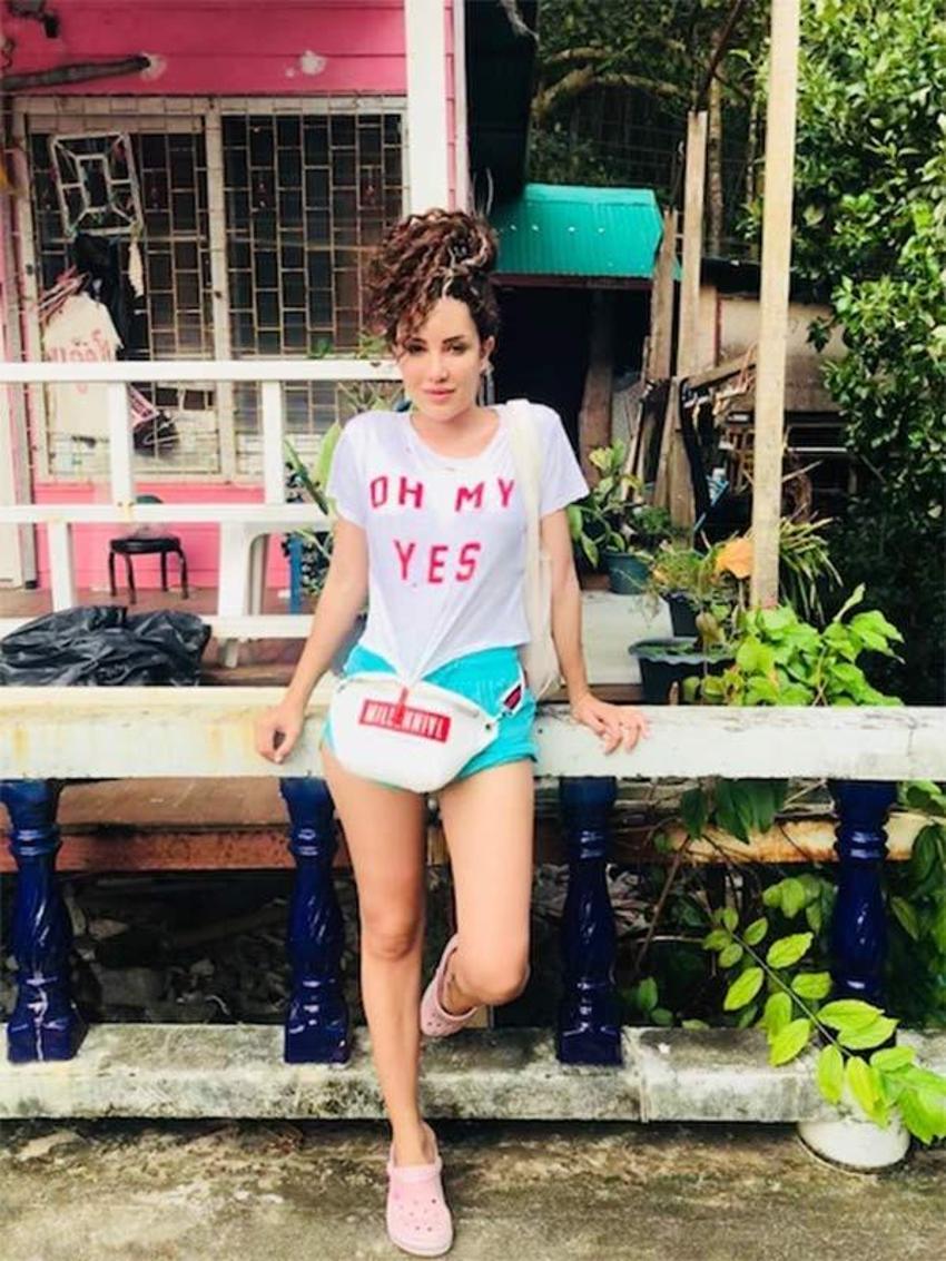 Türk dizi yıldızı Phuket'i salladı