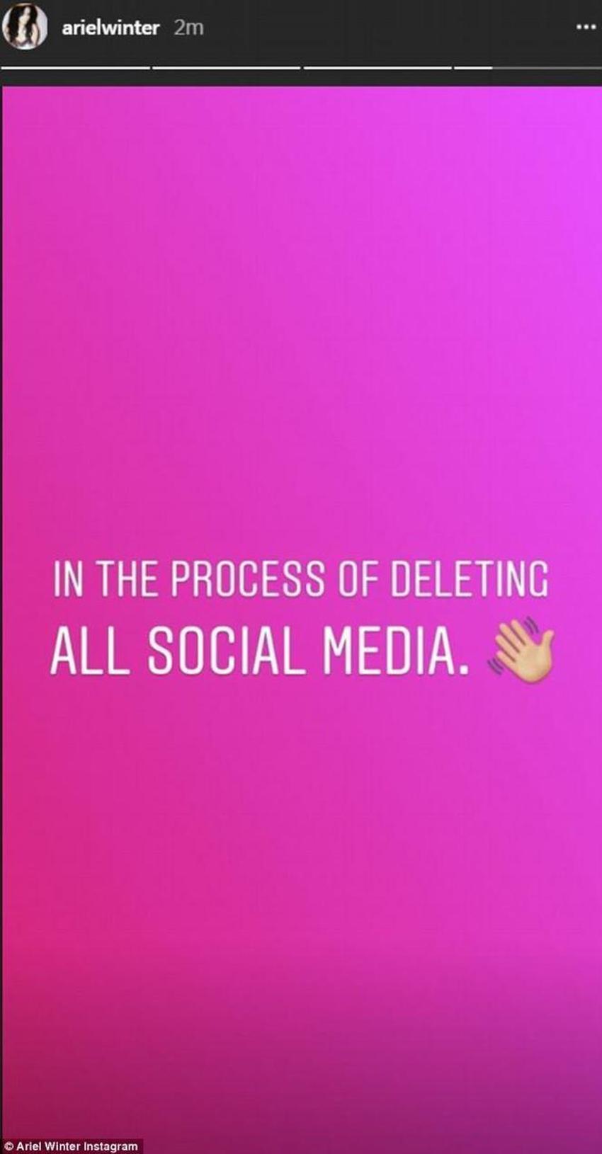 Ariel Winter'dan şaşırtan karar!