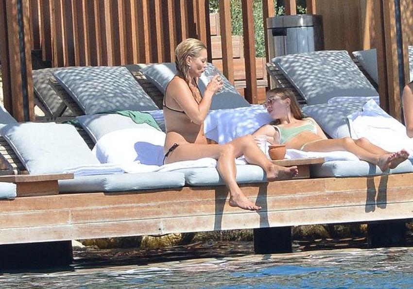 Kate Moss yine Bodrum'da