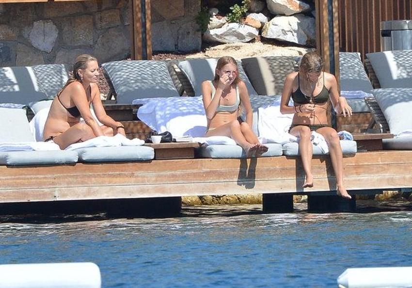 Kate Moss yine Bodrum'da
