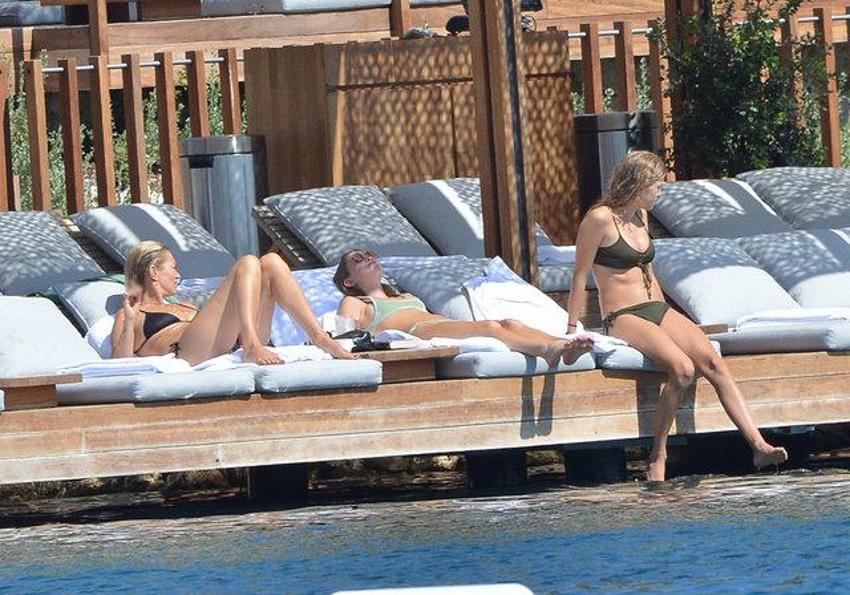 Kate Moss yine Bodrum'da