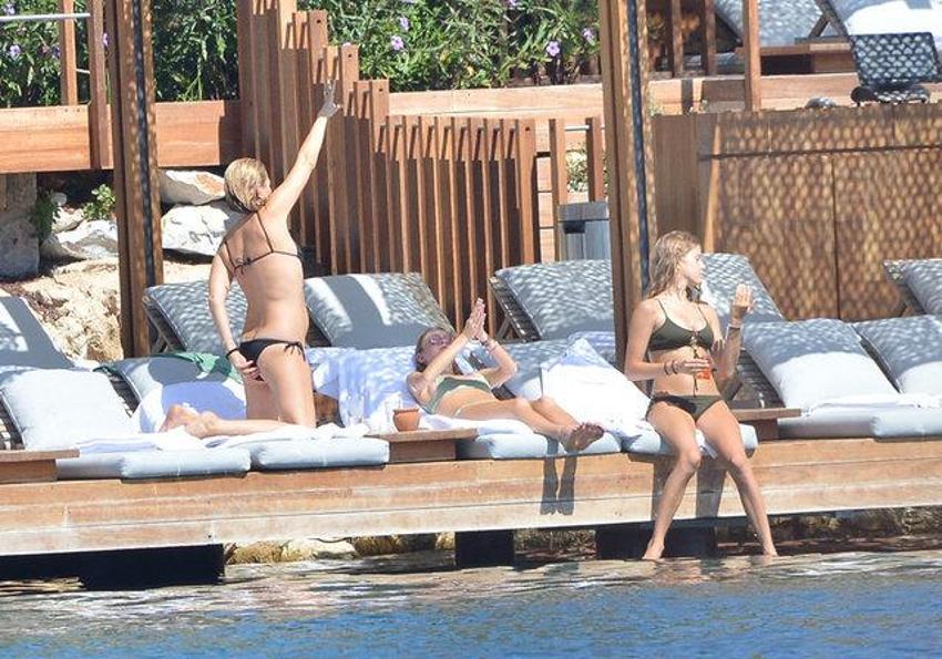 Kate Moss yine Bodrum'da