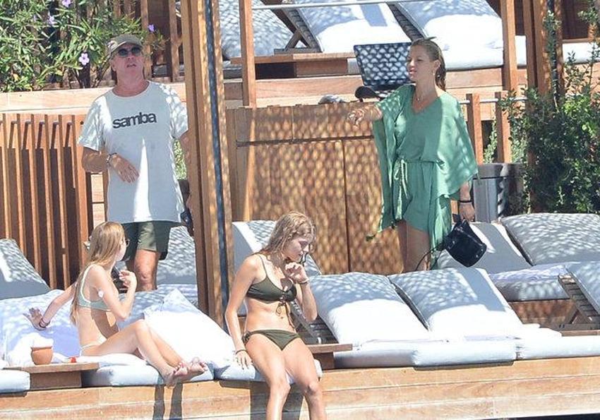 Kate Moss yine Bodrum'da