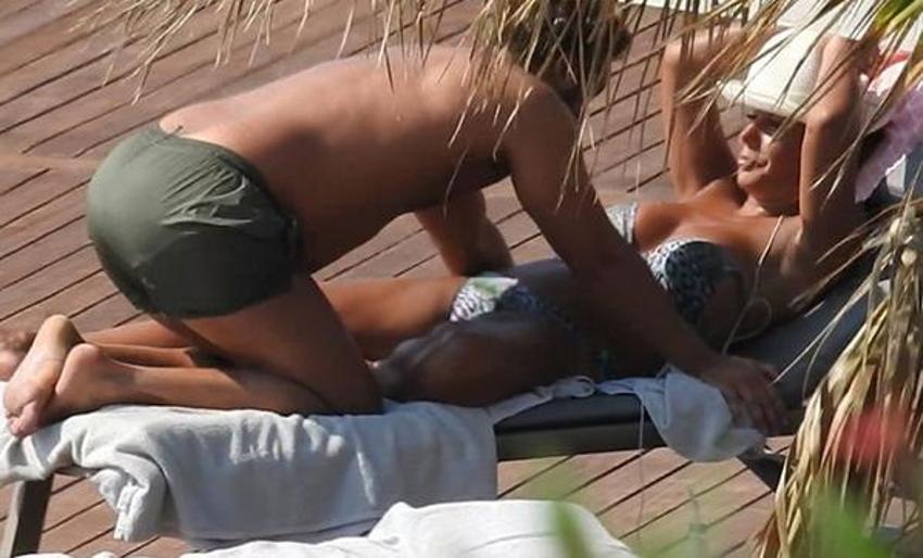 Asena ve Hasan Dere çifti Bodrum'da aşka geldi