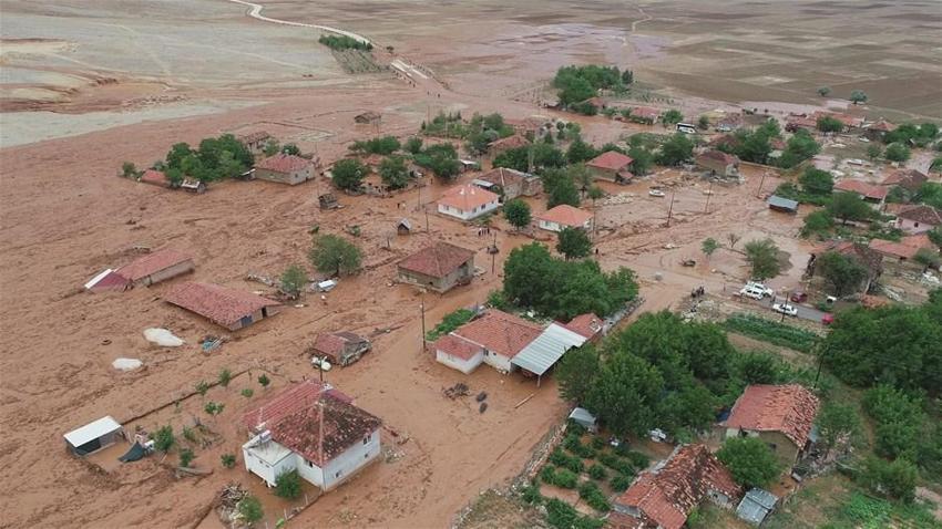 Elmalı'da ikinci sel! Hayvanlar telef oldu
