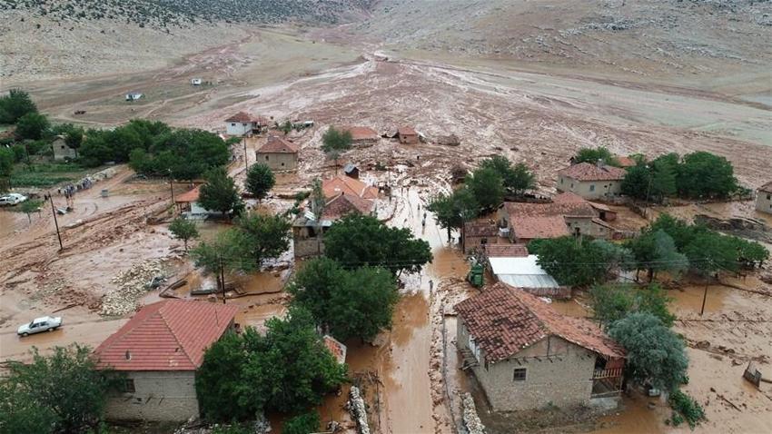 Elmalı'da ikinci sel! Hayvanlar telef oldu