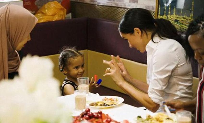 Meghan Markle Müslüman kadınlarla yemek yaptı