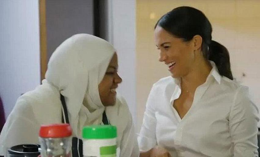Meghan Markle Müslüman kadınlarla yemek yaptı