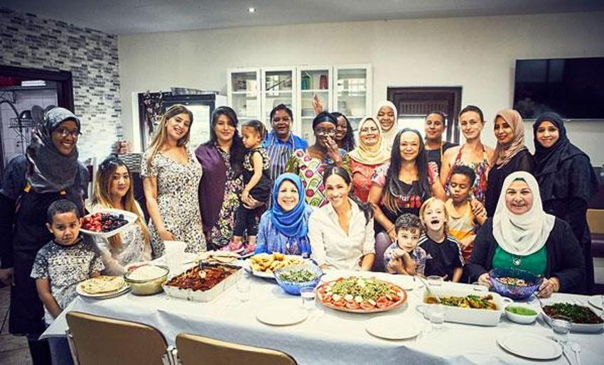 Meghan Markle Müslüman kadınlarla yemek yaptı