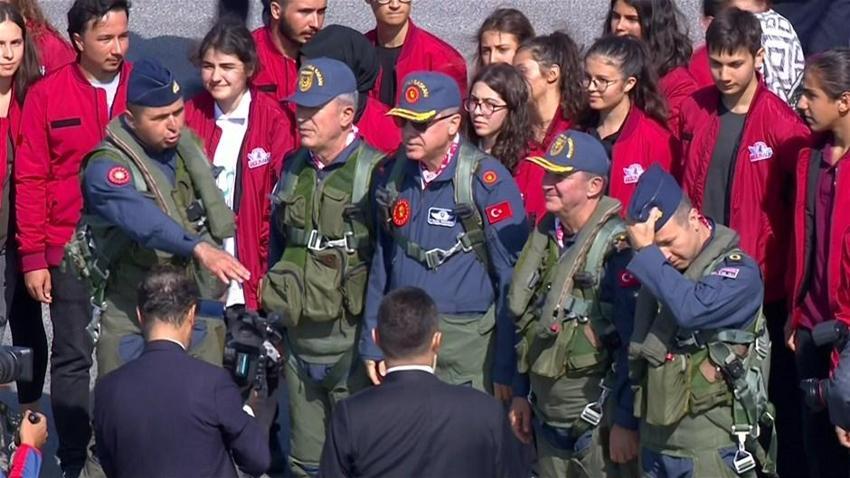 Erdoğan TEKNOFEST'e böyle geldi