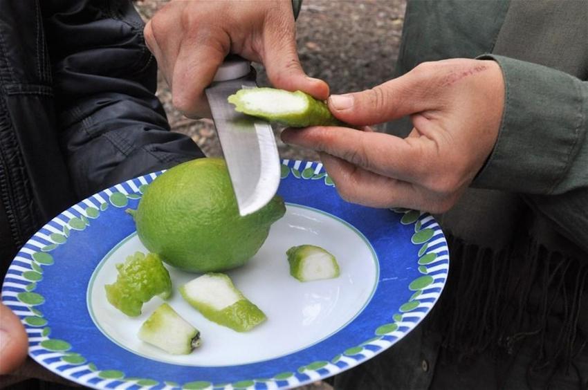 Limon ağacı 'biber' verdi