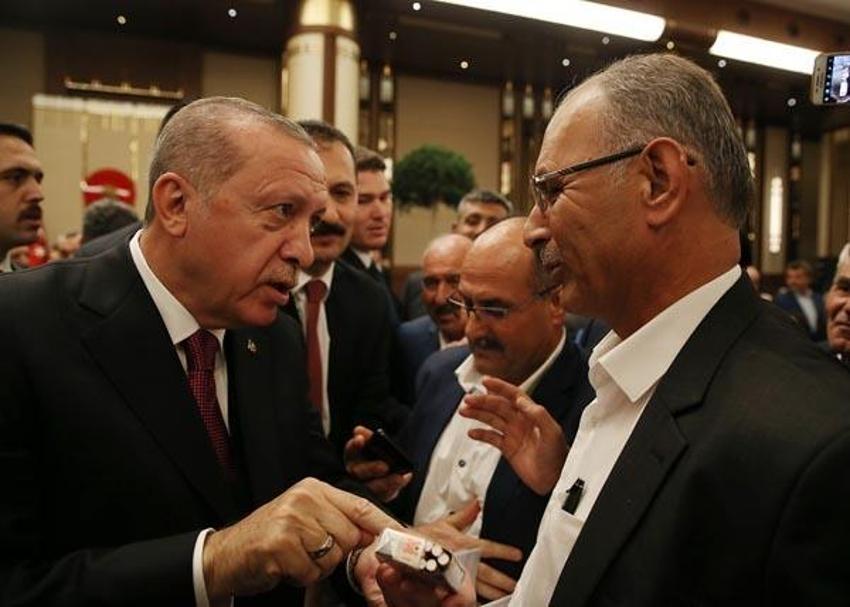 Beştepe'ye gelmişti! Cumhurbaşkanı Erdoğan fena yakaladı