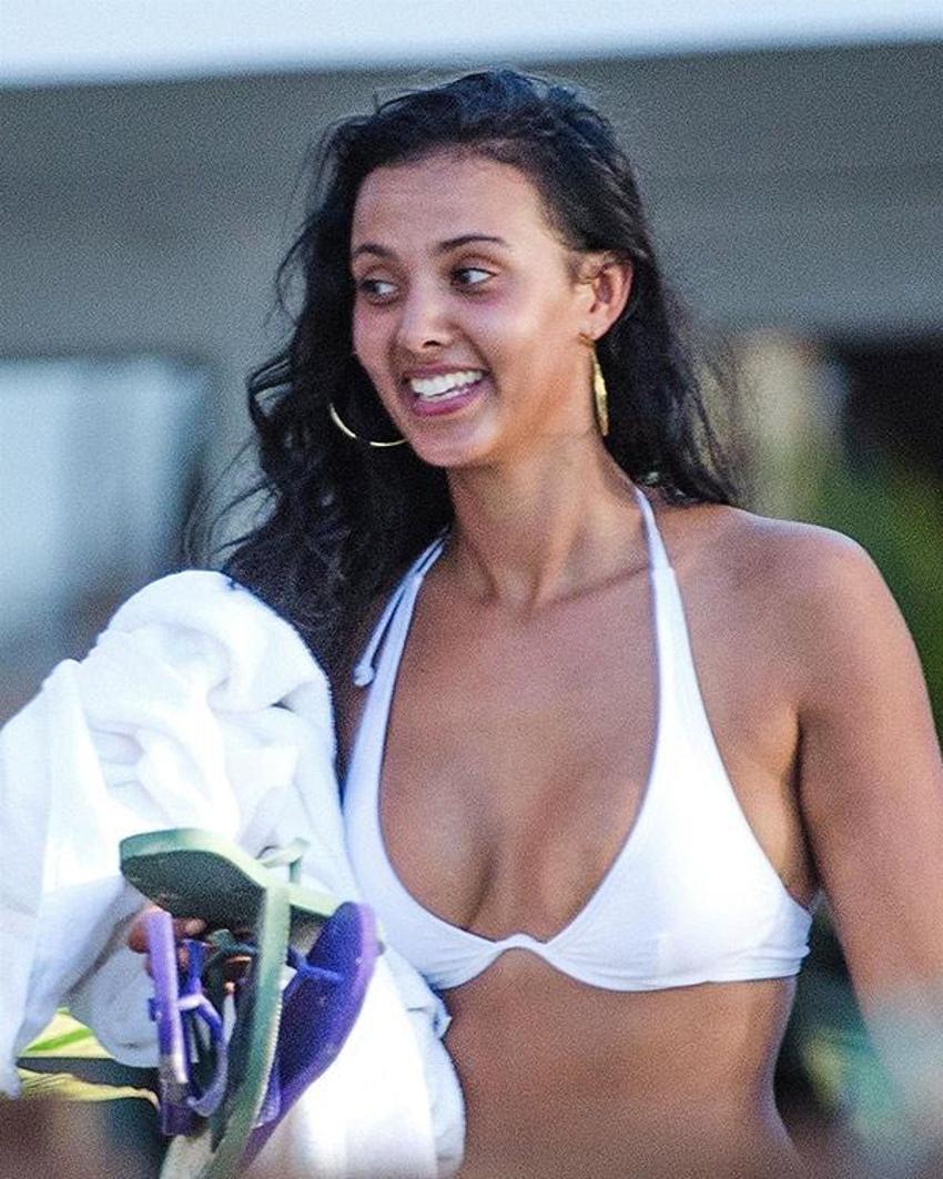 Maya Jama, Barbados tatilinde