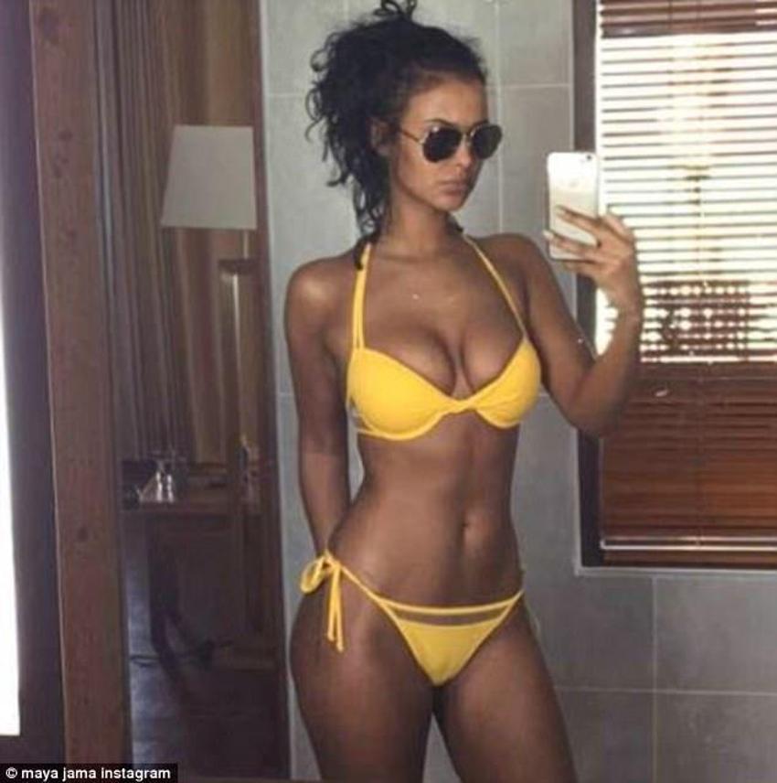 Maya Jama, Barbados tatilinde