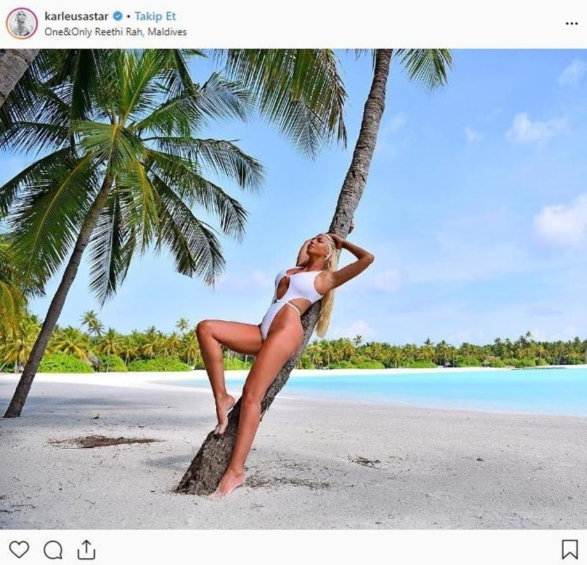 Şimdi de tavşan oldu! Jelena Karleusa...