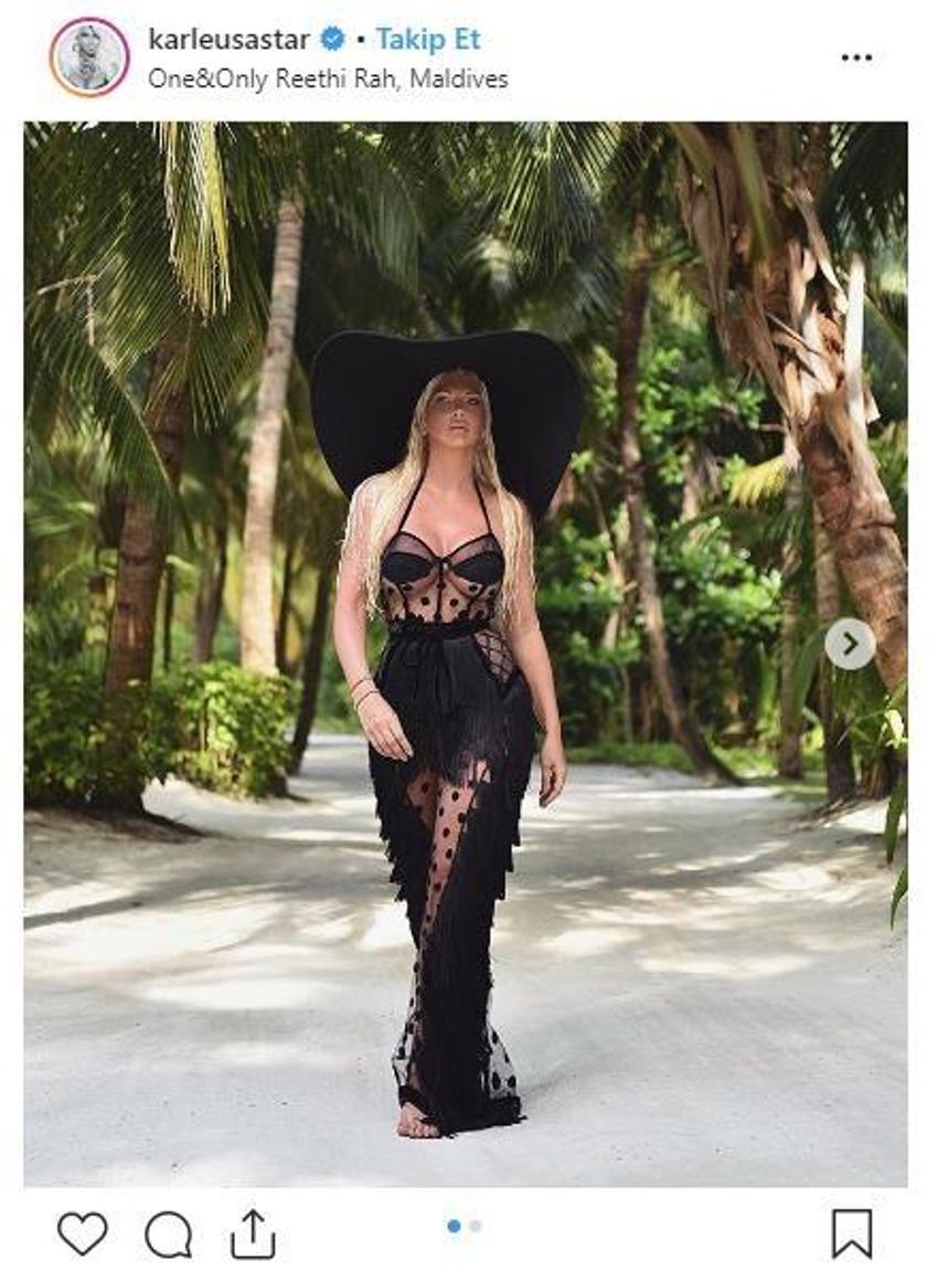 Şimdi de tavşan oldu! Jelena Karleusa...