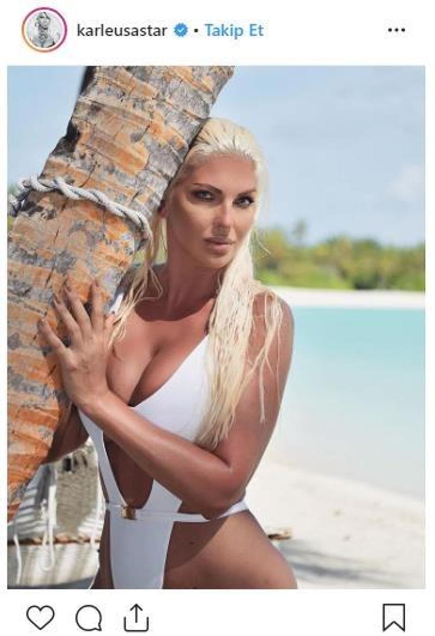 Şimdi de tavşan oldu! Jelena Karleusa...