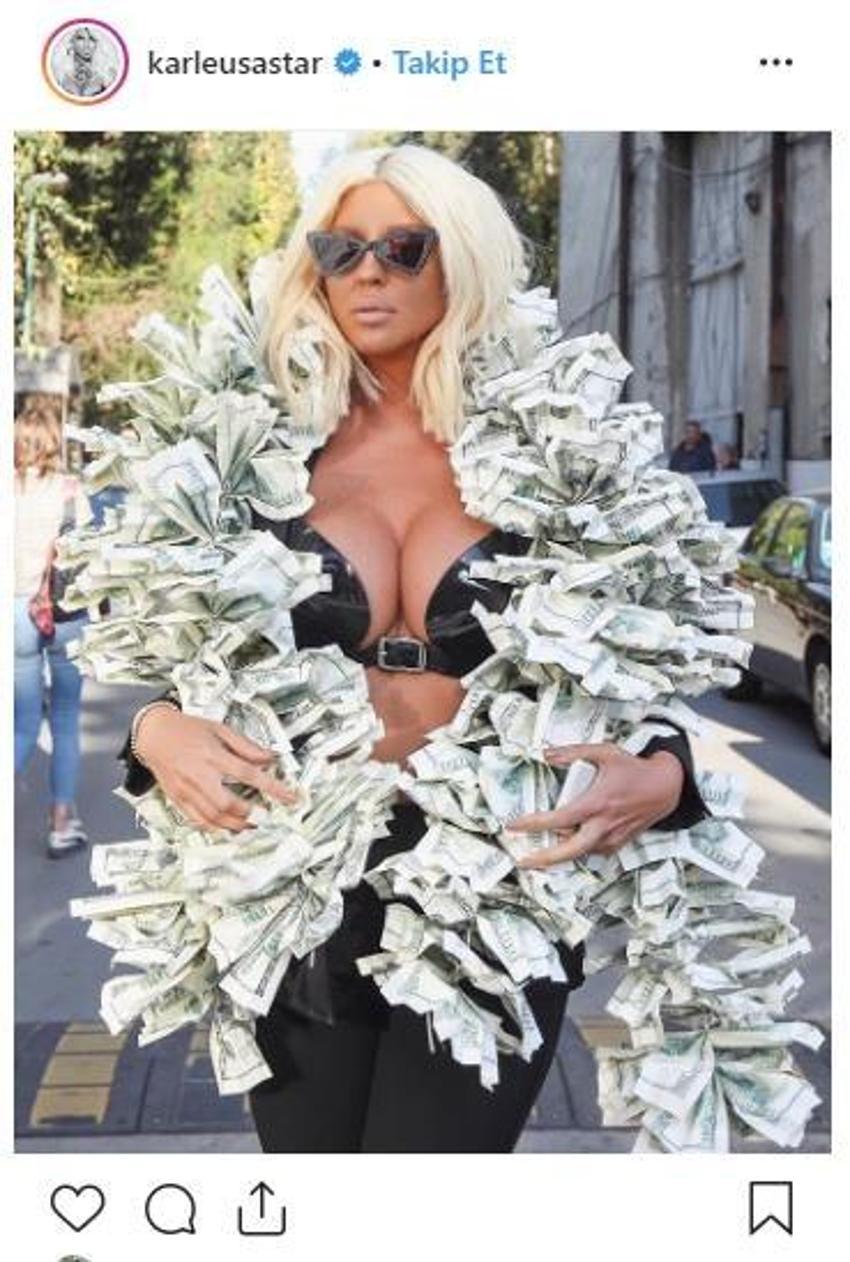 Şimdi de tavşan oldu! Jelena Karleusa...
