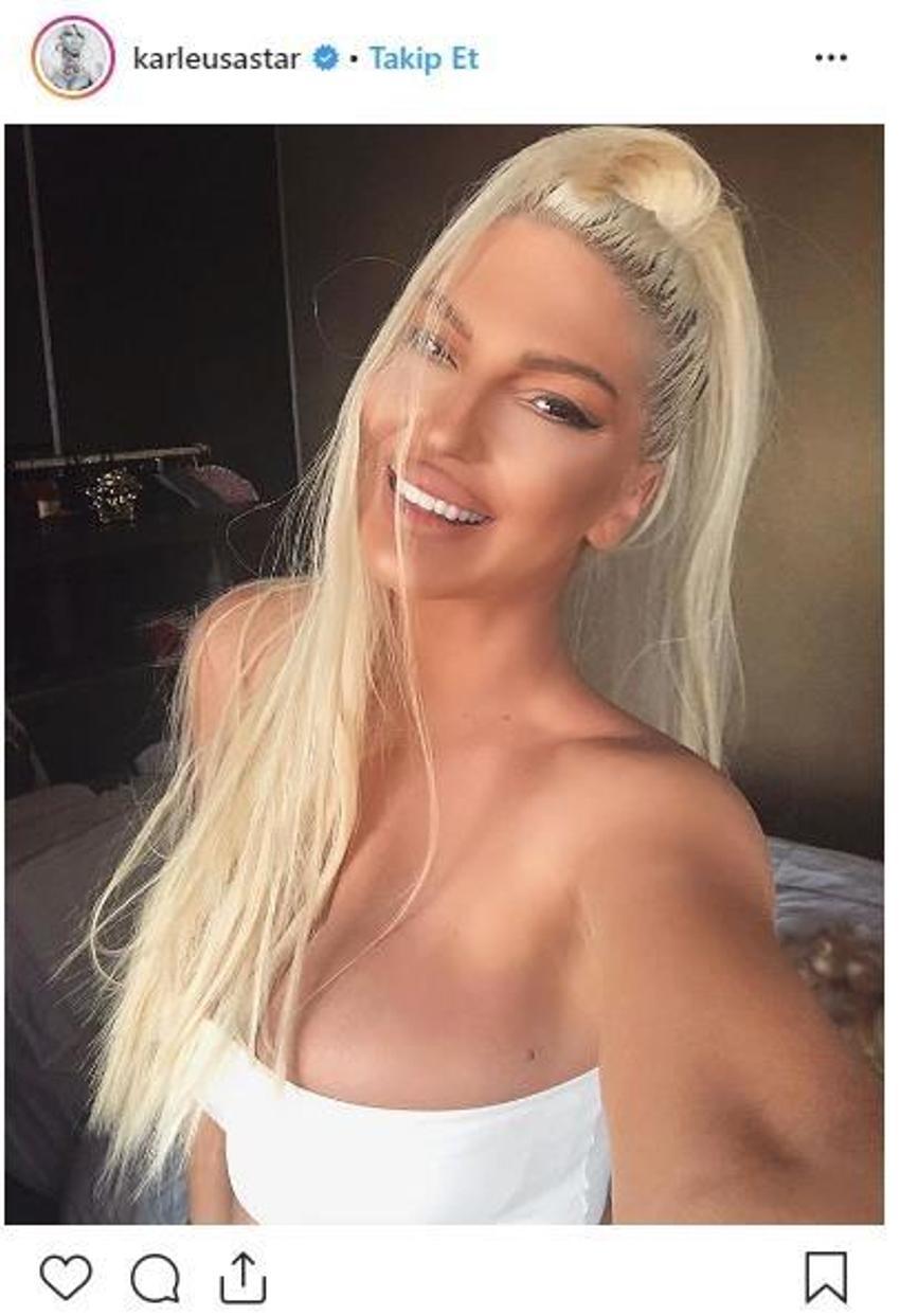 Şimdi de tavşan oldu! Jelena Karleusa...