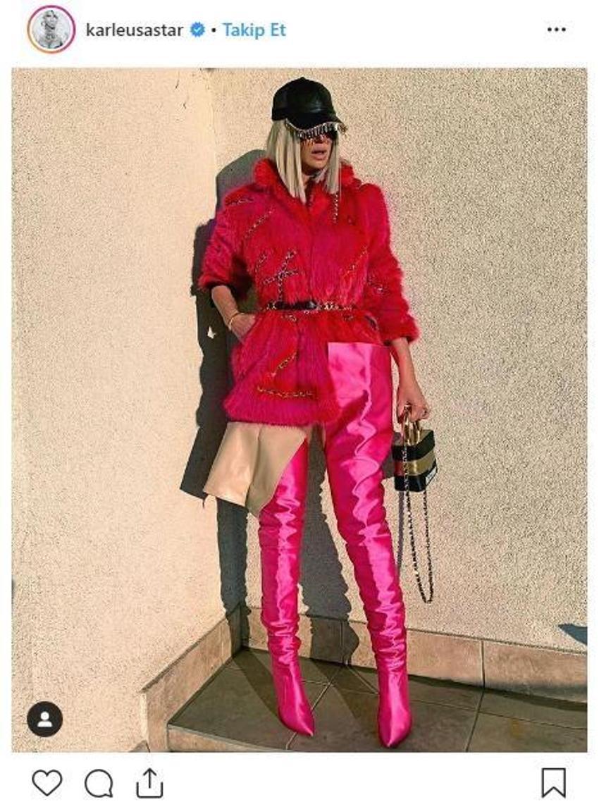 Şimdi de tavşan oldu! Jelena Karleusa...
