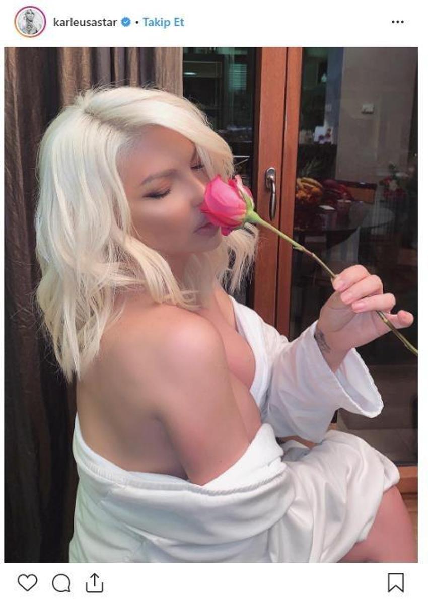 Şimdi de tavşan oldu! Jelena Karleusa...