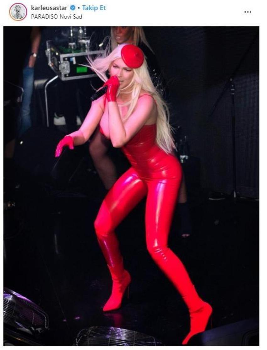 Şimdi de tavşan oldu! Jelena Karleusa...