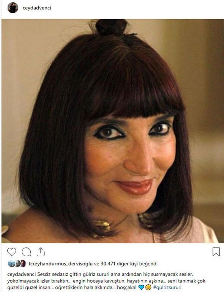 Gülriz Sururi'nin ardından yazdılar! Kavuştunuz birbirinize...