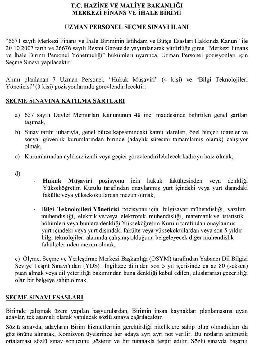 2019’da hangi kurum kaç kişi alacak?