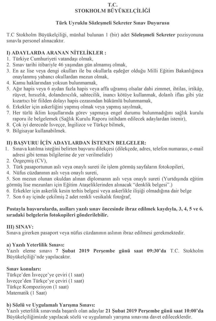 2019’da hangi kurum kaç kişi alacak?